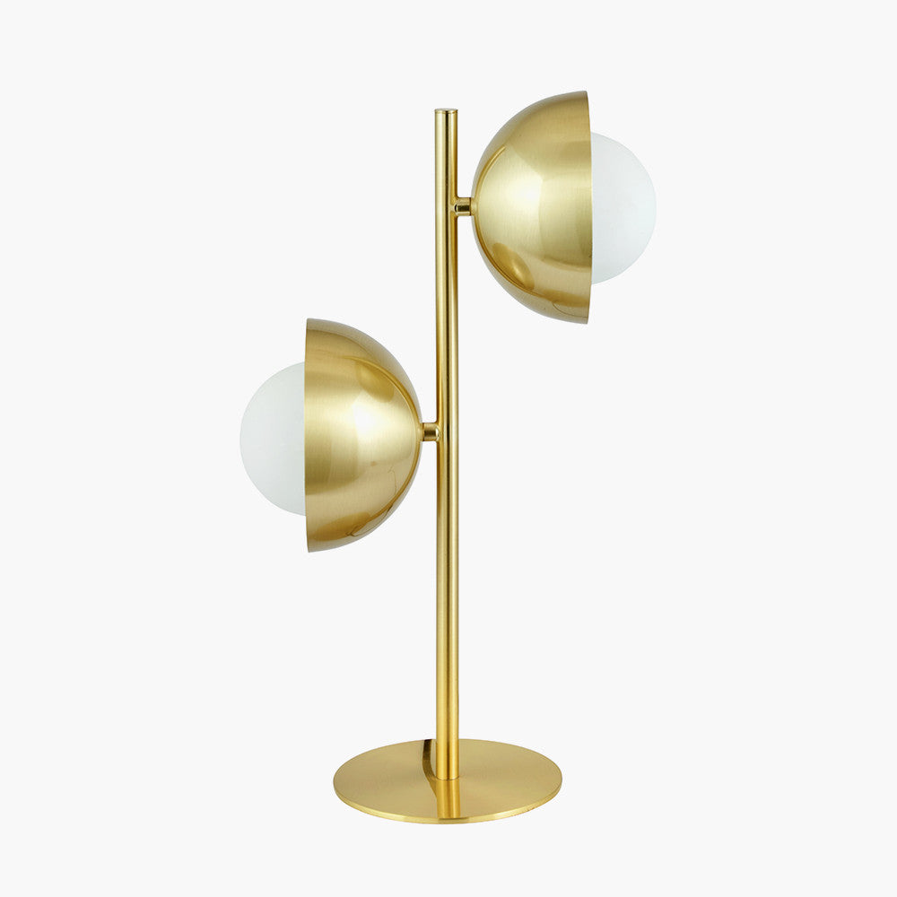 Metal orb sale table lamp