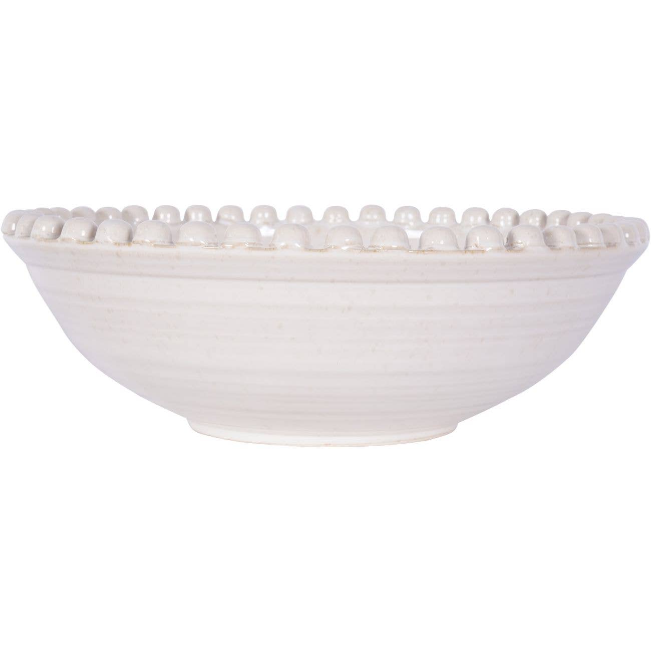 Reactive Glaze Ceramic Bowl Cream