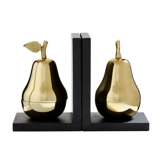 Pear Bookends-Set of Two