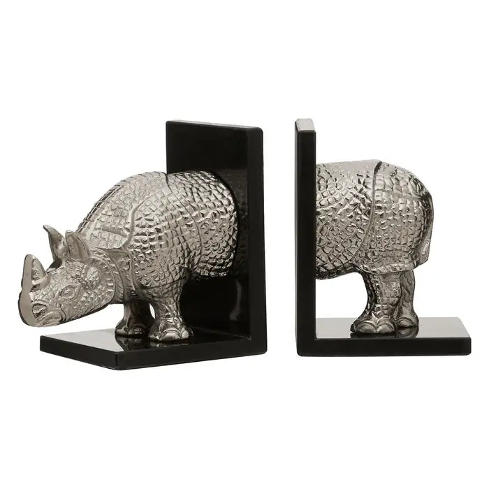 Rhino Bookends