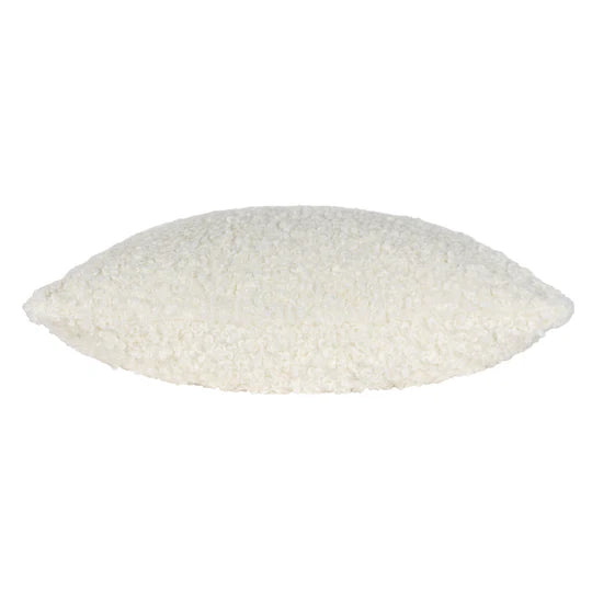 Textured Boucle Cushion-Ecru