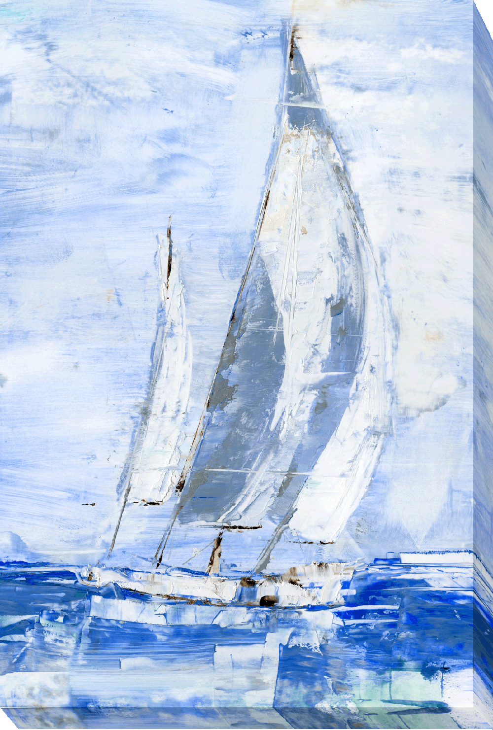 Blue Sails I - II Canvas