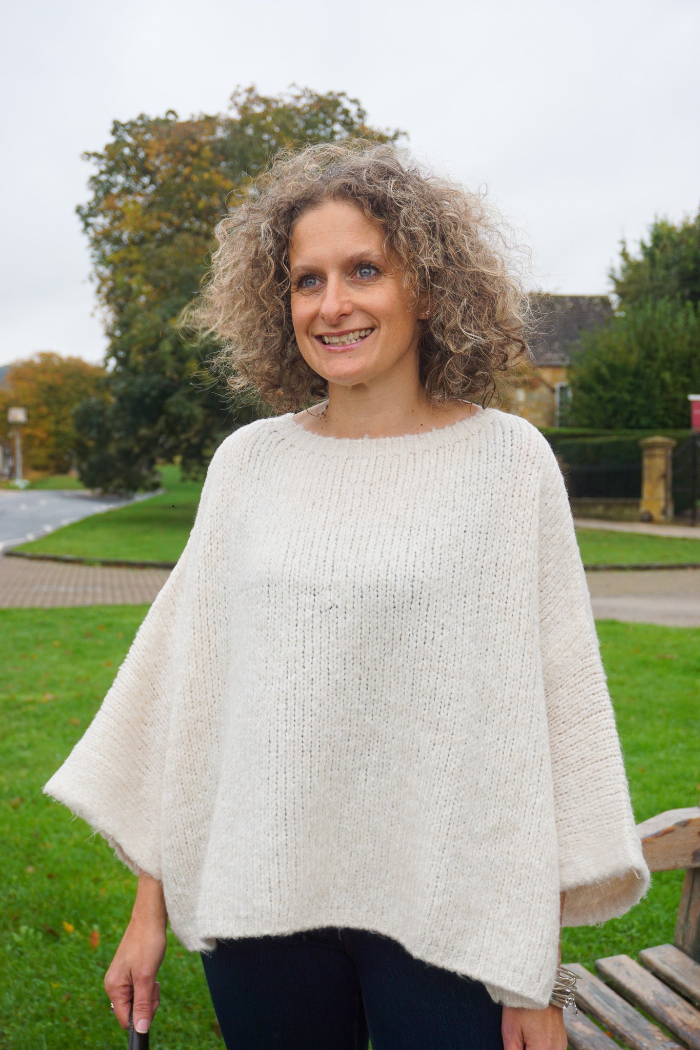 Moon & Stars Jumper - Cozy Cream Knit