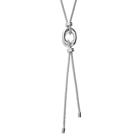 Entwined Knot Necklace with Tassel