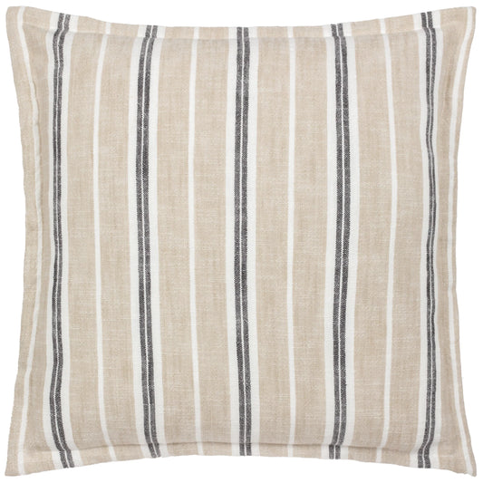 Hebble Striped Cushion-Natural