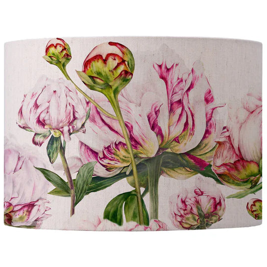 Heligan Linen Eva Lamp Shade Fuchsia 40cm x 40cm