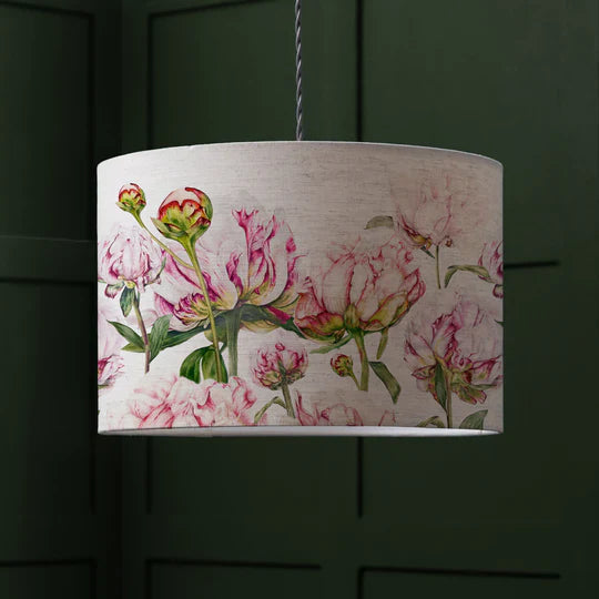 Heligan Linen Eva Lamp Shade Fuchsia 40cm x 40cm