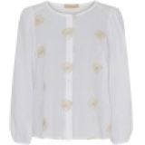 Gold Hearts Shirt-White