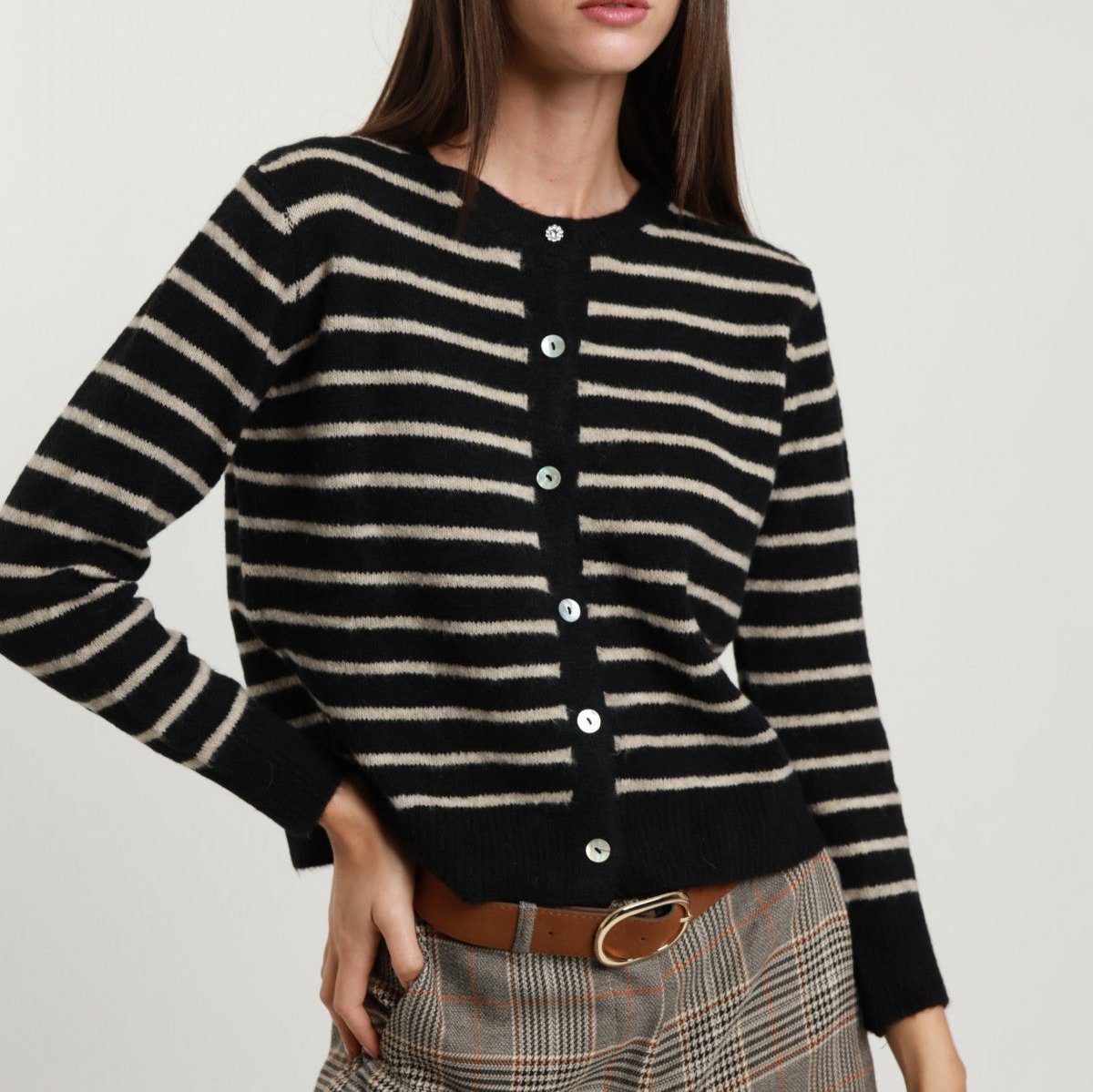 Striped Cardigan