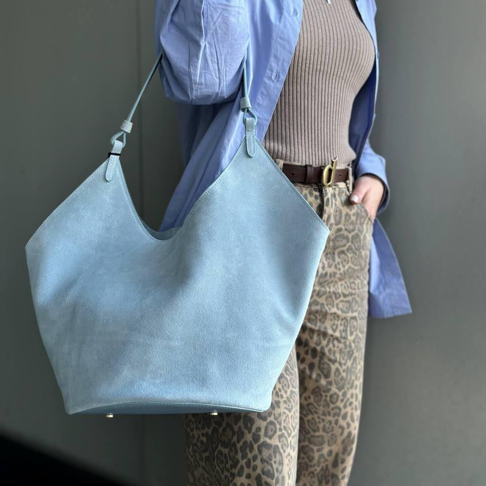 Suede Tote Bag