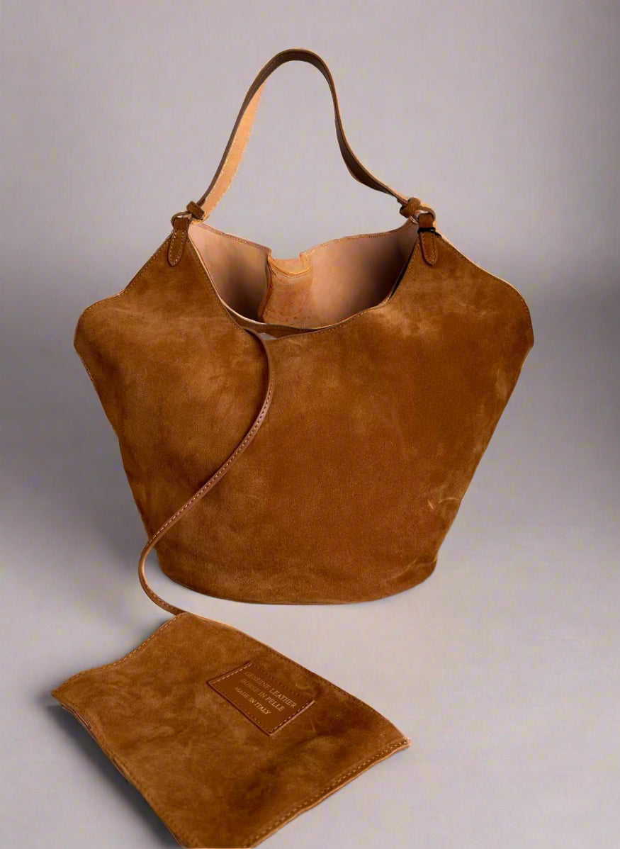 Suede Tote Bag