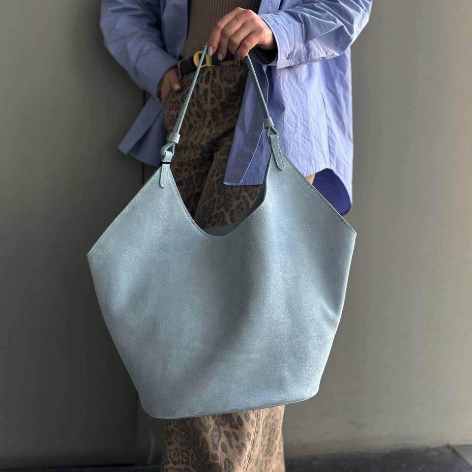 Suede Tote Bag