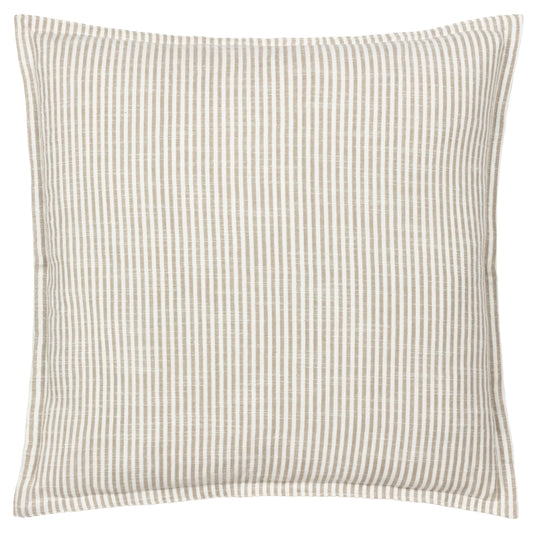 Truro Stripe Reversible Cushion-Natural