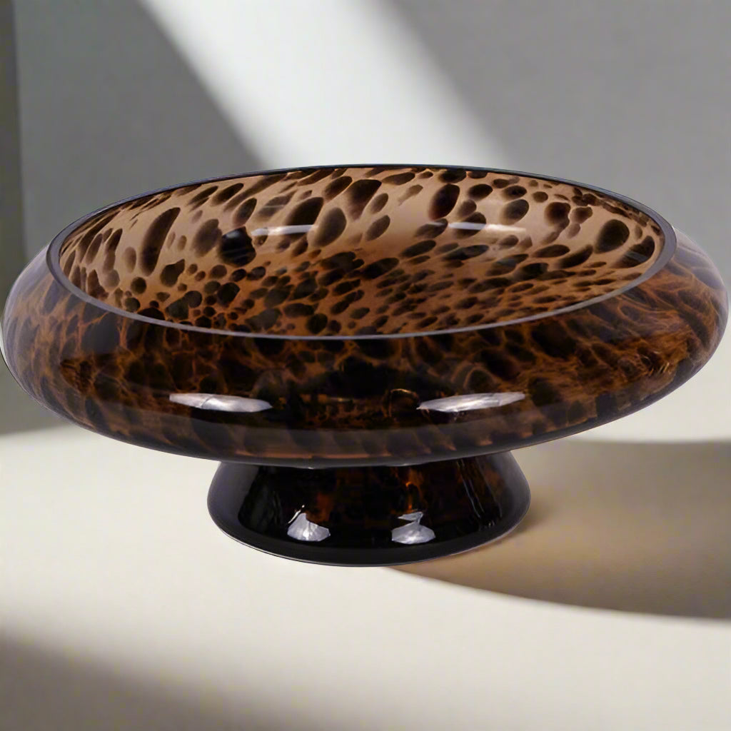 Tortoiseshell Glass Bowl