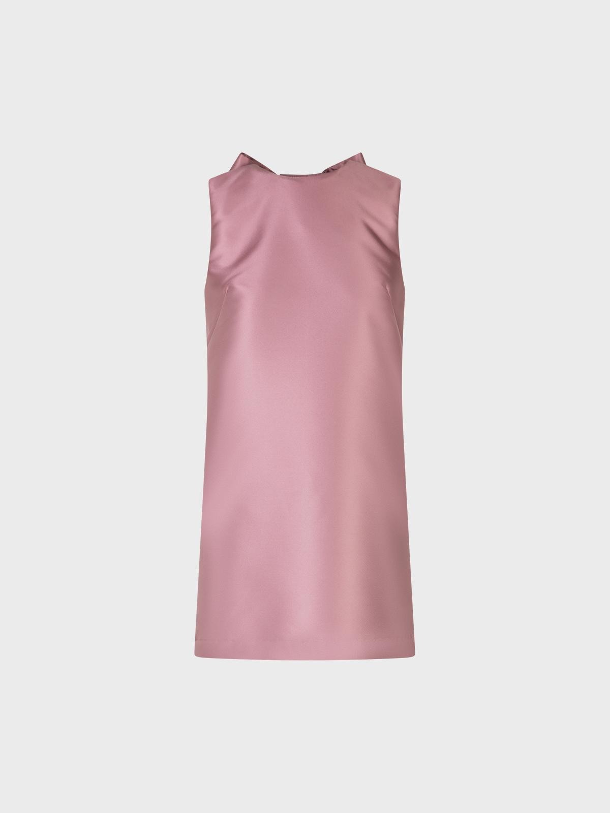 Mikado Dress Rosa – Elegant Satin Finish Dress