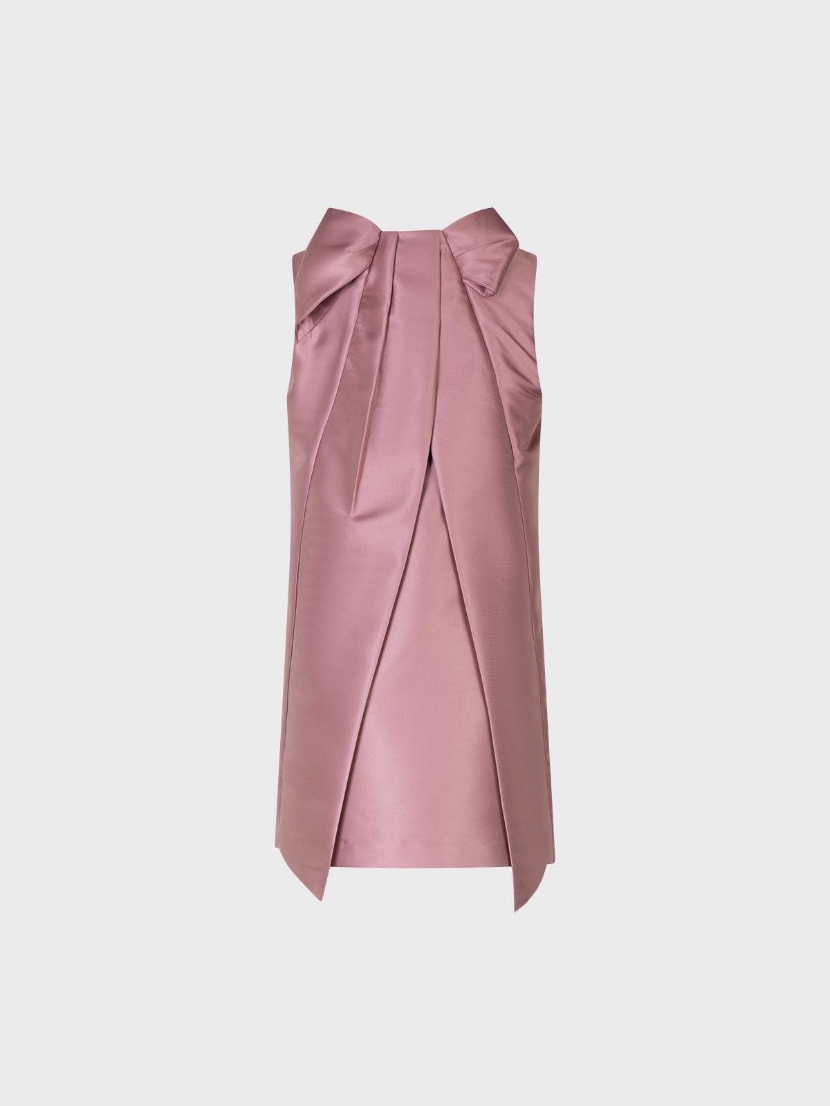 Mikado Dress Rosa – Elegant Satin Finish Dress