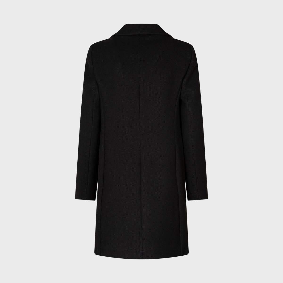 Triple Crepe Coat/Black