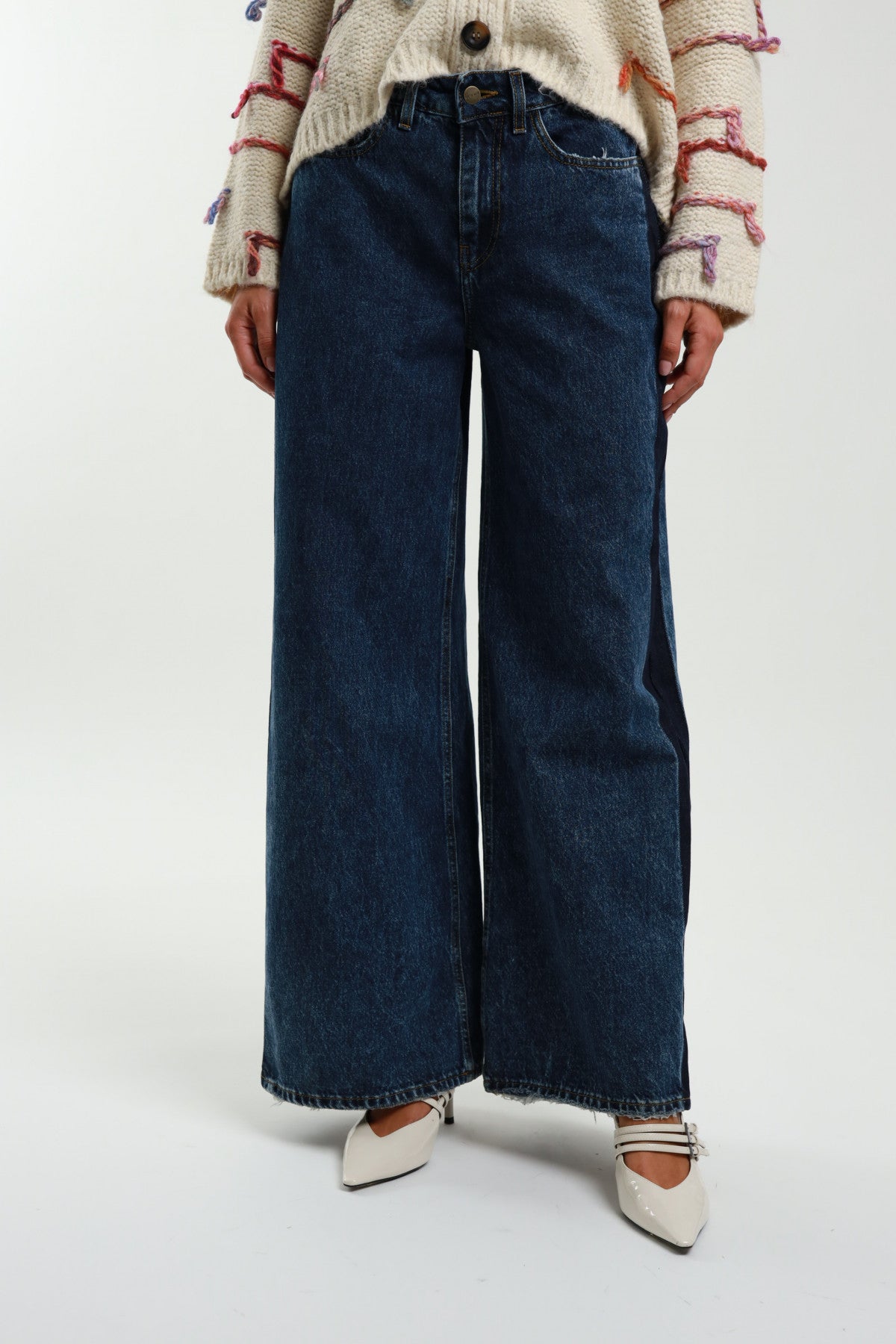 4-Pocket Palazzo Jeans