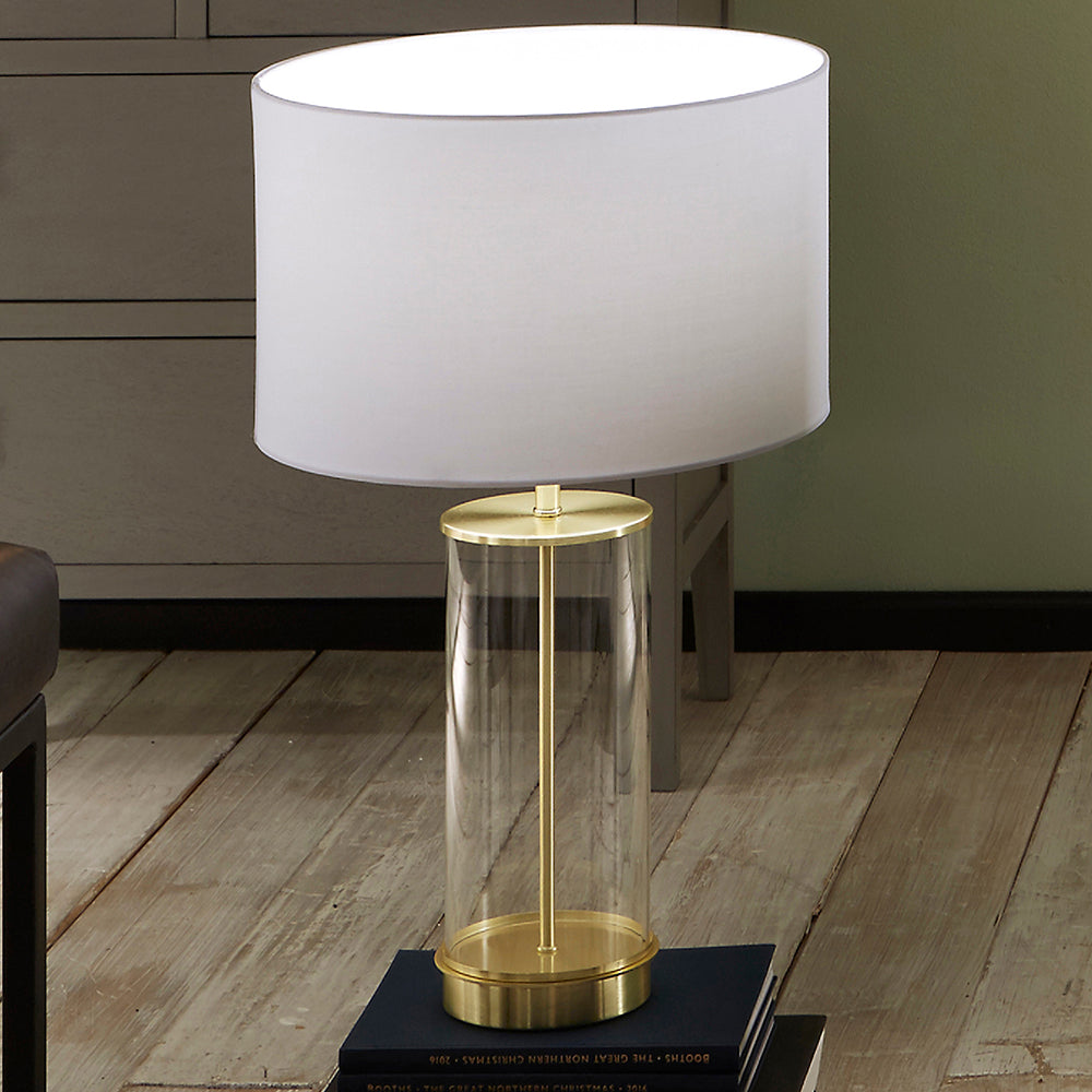 Clear on sale cylinder lamp