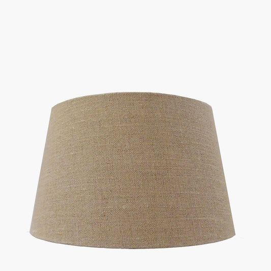 Milos 30cm Natural Linen Tapered Shade for sale - Woodcock and Cavendish