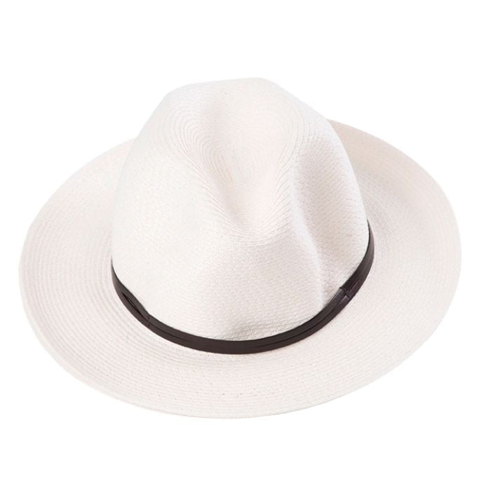 Borsalino Hat  - White for sale - Woodcock and Cavendish
