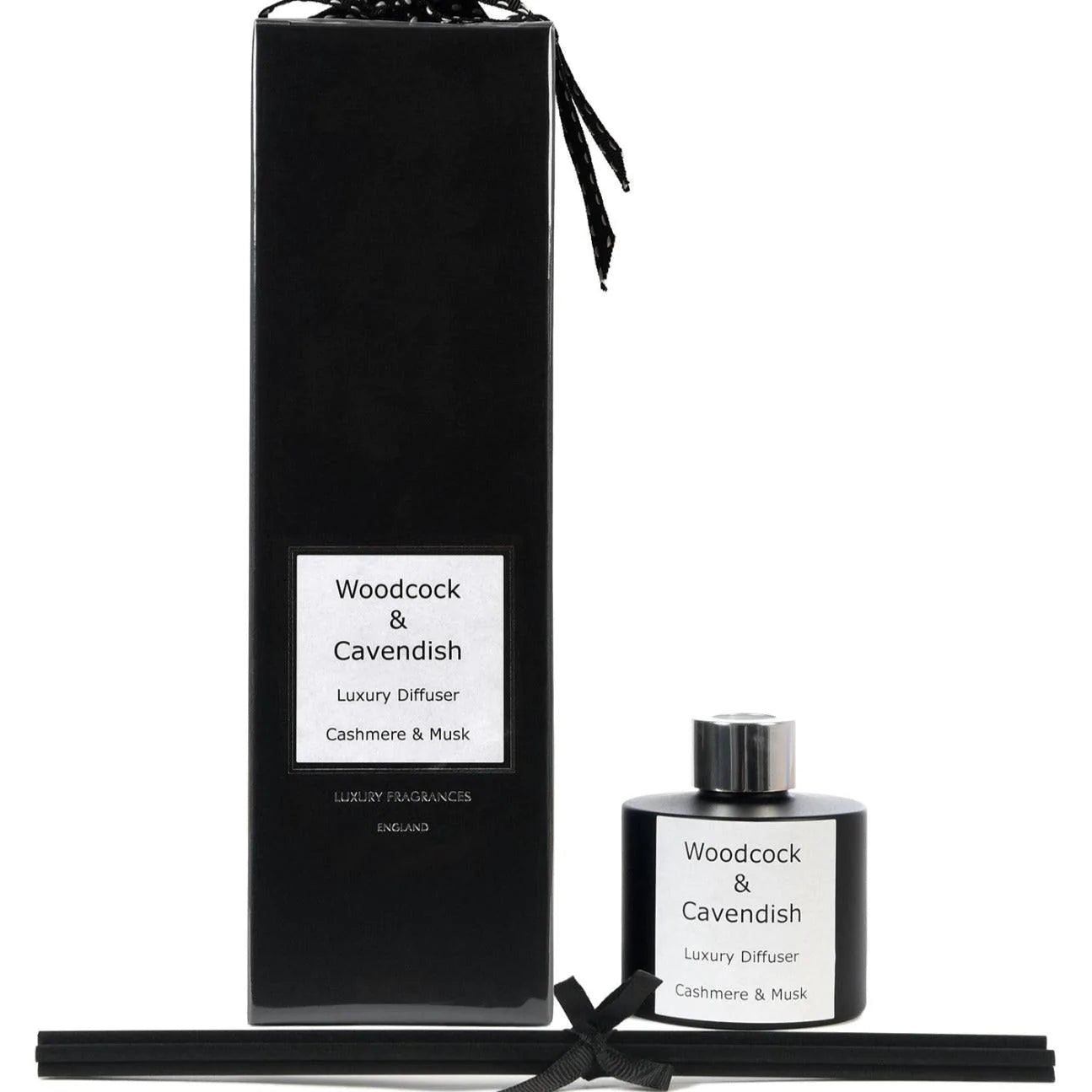 Cashmere & Musk Room Diffuser 100ml for sale - Woodcock and Cavendish