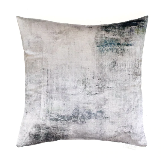 Monet Silver Cushion for sale - Woodcock and Cavendish